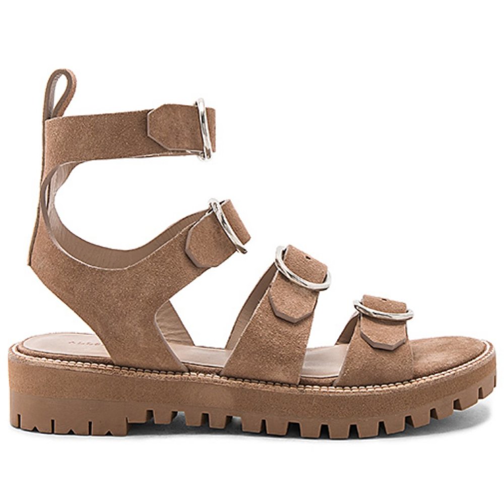 ALLSAINTS Raquel suede gladiator Sandal